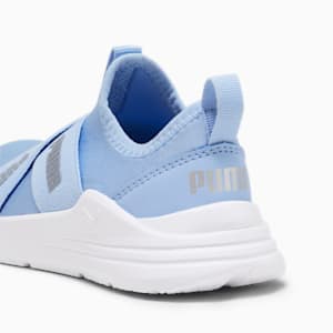 Tenis infantiles Wired Run, Blissful Blue-PUMA Silver-PUMA White, extralarge