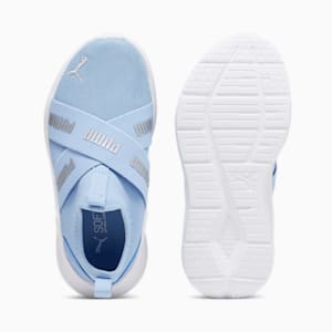 Wired Run Slip-On Little Kids' Shoes, Blissful Blue-PUMA Silver-PUMA White, extralarge