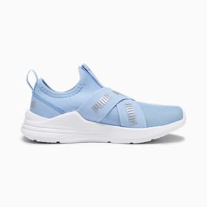 Tenis infantiles Wired Run, Blissful Blue-PUMA Silver-PUMA White, extralarge