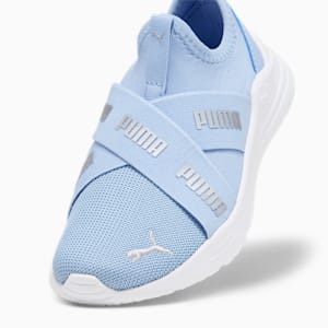 Tenis infantiles Wired Run, Blissful Blue-PUMA Silver-PUMA White, extralarge