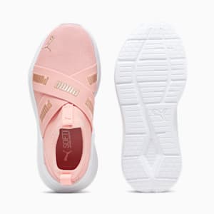 Wired Run Slip-On Little Kids' Shoes, Poppy Pink-PUMA Gold-PUMA White, extralarge