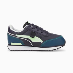 Future Rider Twofold Little Kids' Sneakers, Parisian Night-Puma Black-Blue Coral
