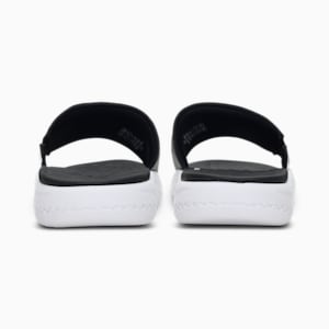 SOFTRIDE Men's Slides, Puma Black-Puma White, extralarge-IND