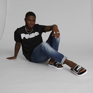 Sandalias Hombre Softride, Puma Black-Puma White, extralarge
