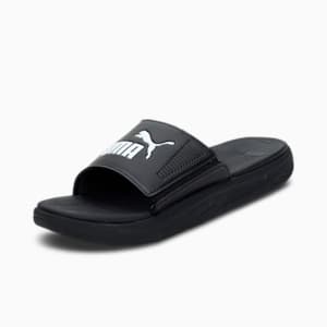 Softride Men's Slides, Puma Black-Puma White-Puma Black