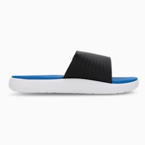 SOFTRIDE Men's Slides, Puma Black-Puma Royal-Puma White, extralarge-IND