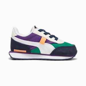 Future Rider Play On Toddlers' Shoes, Archive Green-Purple Pop, extralarge