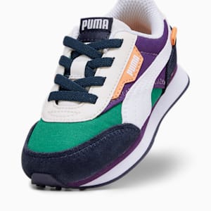 Future Rider Play On Toddlers' Shoes, Archive Green-Purple Pop, extralarge