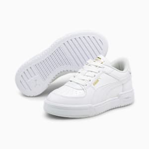 Klassische Slip-On-Sneakers Grün Little Kids' Shoes, Puma White, extralarge