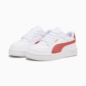 CA Pro Classic Kids' Trainers, PUMA White-Astro Red