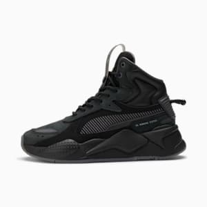 RS-X Mid Militia Sneakers Big Kids, Puma Black-Asphalt-Drizzle