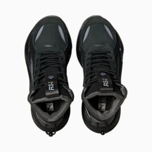 Zapatos deportivos RS-X Mid Militia para niños grandes, Puma Black-Asphalt-Drizzle
