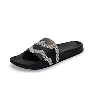 PUMA x BATMAN Leadcat 2.0 Unisex Slides, Puma Black-Iron Gate
