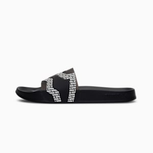 PUMA x BATMAN Leadcat 2.0 Unisex Slides, Puma Black-Iron Gate