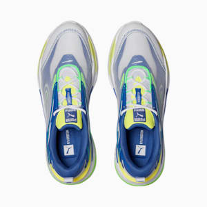 Zapatos deportivos RS-FAST Paradise para hombre, Puma White-Star Sapphire-Elektro Green-SOFT FLUO YELLOW