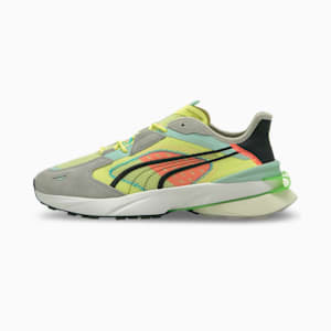 PWRFRAME OP-1 Abstract Sneakers, SOFT FLUO YELLOW-Quarry-Marshmallow, extralarge-IND