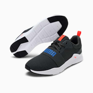 PUMA Wired Run Ripstop Unisex Shoes, Dark Shadow-Bluemazing