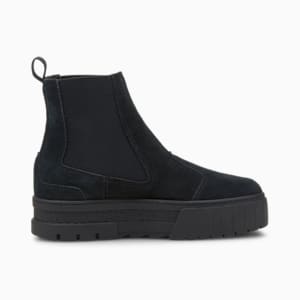 Mayze Suede Women's Chelsea Boots, Puma Black, extralarge-GBR