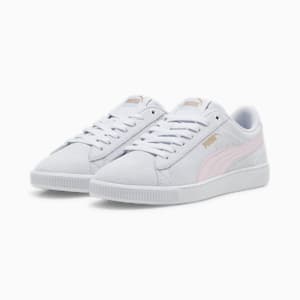 ウィメンズ ビッキー V3 スニーカー, Silver Mist-Whisp Of Pink-PUMA Gold, extralarge-JPN