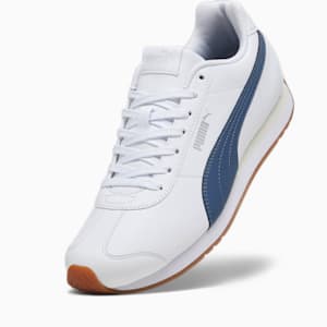 Turin 3 Unisex Sneakers, PUMA White-Inky Blue-Gum, extralarge-IND