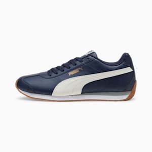 Turin III Men's Sneakers, PUMA Navy-Vapor Gray-Cool Mid Gray-PUMA Gold, extralarge