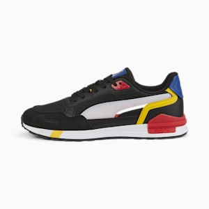 Graviton Tera Sneakers, Puma Black-Puma White-High Risk Red-Limoges-Spectra Yellow, extralarge