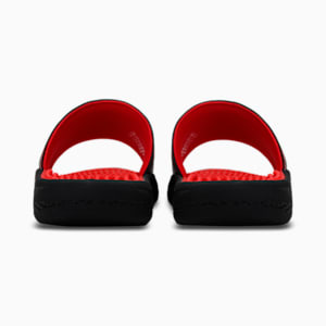 Softride Slide Massage Men's Shoes, Puma Black-Puma White-High Risk Red