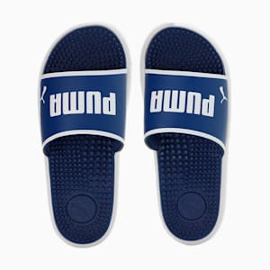 Softride Slide Massage Men's Shoes, Blazing Blue-Puma White