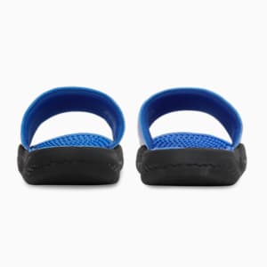 Softride Massage Men's Slides, Royal Sapphire-PUMA White-PUMA Black