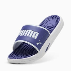 メンズ ソフトライド スライド マッサージ サンダル, Blue Crystal-PUMA White, extralarge-JPN