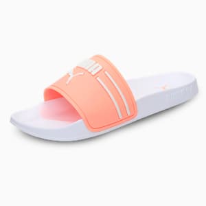 Leadcat 2.0 Neon Unisex Slides, Puma White-Fizzy Melon