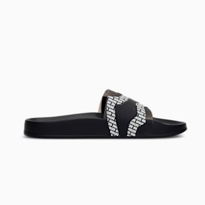 PUMA x Batman Leadcat 2.0 Kids Slides, Puma Black-Iron Gate-Fiery Red-Puma White
