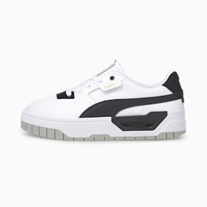 Tenis para mujer Cali Dream, Puma White-Puma Black-Gray Violet, extralarge