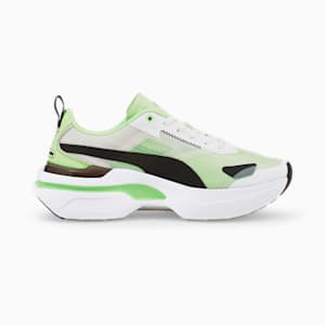 Kosmo Rider Women's Sneakers, Puma White-Fizzy Lime, extralarge-IND