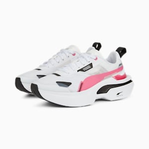 Zapatos deportivos Kosmo Rider para mujer, Puma White-Sunset Pink