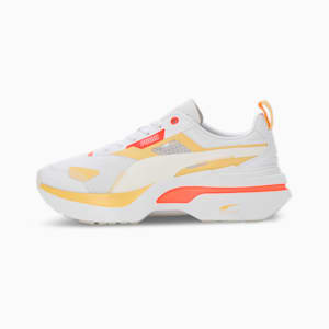 Kosmo Rider Women's Sneakers, Puma White-Neon Sun, extralarge-IND