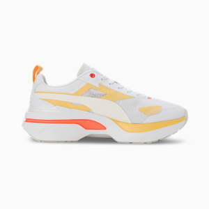 Kosmo Rider Women's Sneakers, Puma White-Neon Sun, extralarge-IND