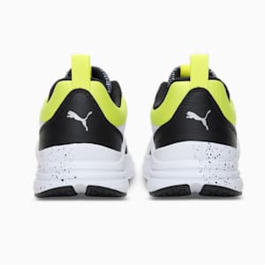 Puma Wired Run Visual Ets Kids Sneakers, Puma White-Lemon Sherbert