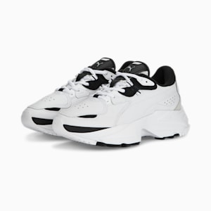 ウィメンズ オーキッド スニーカー, PUMA White-PUMA Black, extralarge-JPN