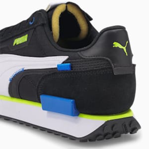 ユニセックス フューチャーライダー ディスプレイスド スニーカー, Puma Black-Puma White-Lime Squeeze