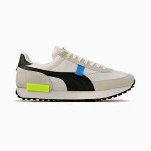ユニセックス フューチャーライダー ディスプレイスド スニーカー, Puma White-Puma Black-Bluemazing