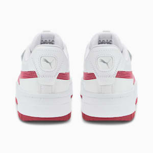 Zapatos deportivos de cuero Cali Dream para muje, Puma White-Dusty Orchid
