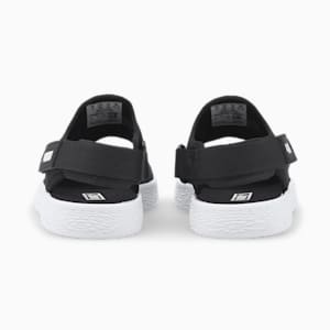 Light-Flex Summer Kids' Trainers, Puma Black-Puma White, extralarge-GBR