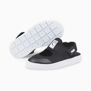 Light Flex Summer Kids' Sandals, Puma Black-Puma White, extralarge-IND
