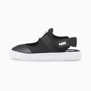 キッズ ライトフレックス サマー サンダル 17-21cm, Puma Black-Puma White, extralarge-JPN