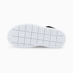 Light Flex Summer Kids' Sandals, Puma Black-Puma White, extralarge-IND