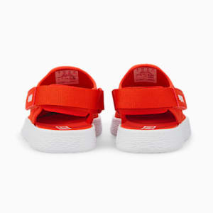 キッズ ライトフレックス サマー サンダル 17-21cm, Cherry Tomato-Puma White