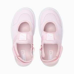キッズ ライトフレックス サマー サンダル 17-21cm, Chalk Pink-Puma White