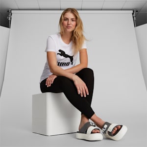 Sandalias para mujer Suede Mayu, Marshmallow-Dark Shadow-Ivory Glow, extralarge