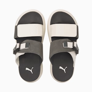 Sandalias para mujer Suede Mayu, Marshmallow-Dark Shadow-Ivory Glow, extralarge